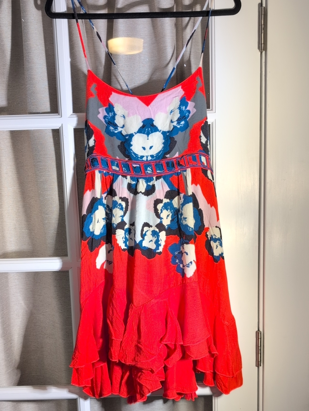 Free People Intimately Yours Floral Backless Dress.